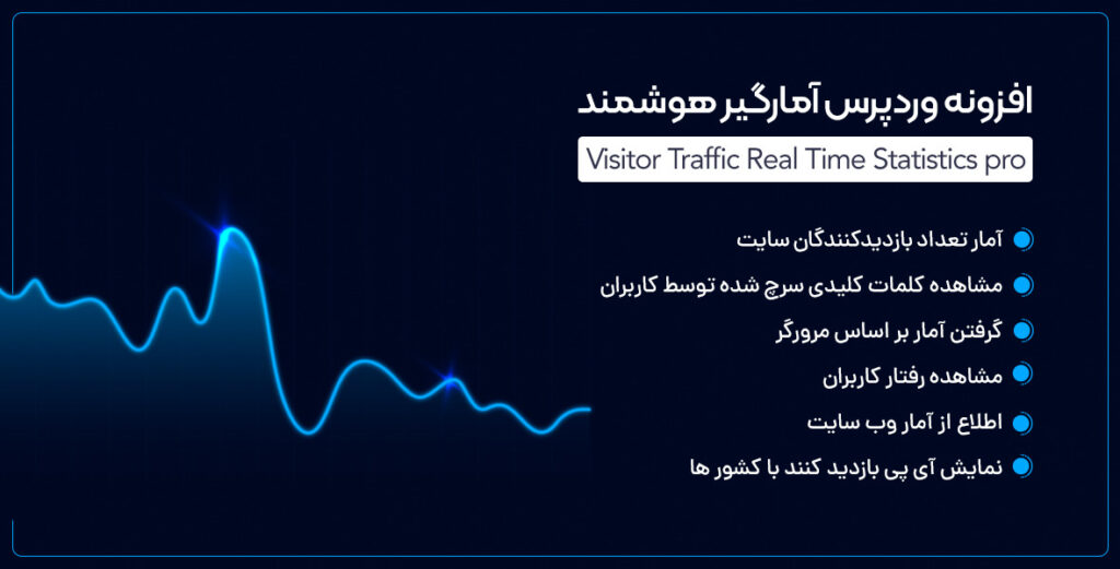 افزونه Visitor Traffic Real Time Statistics pro